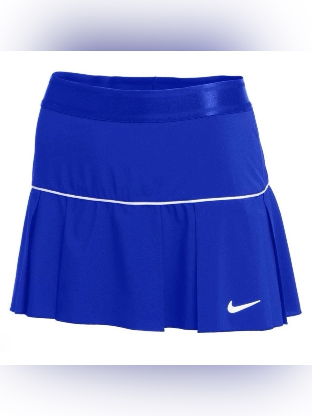 Nike Dri-FIT Women’s Blue Pleated Built-In Shorts Tennis Court Skort Sz XL NWT